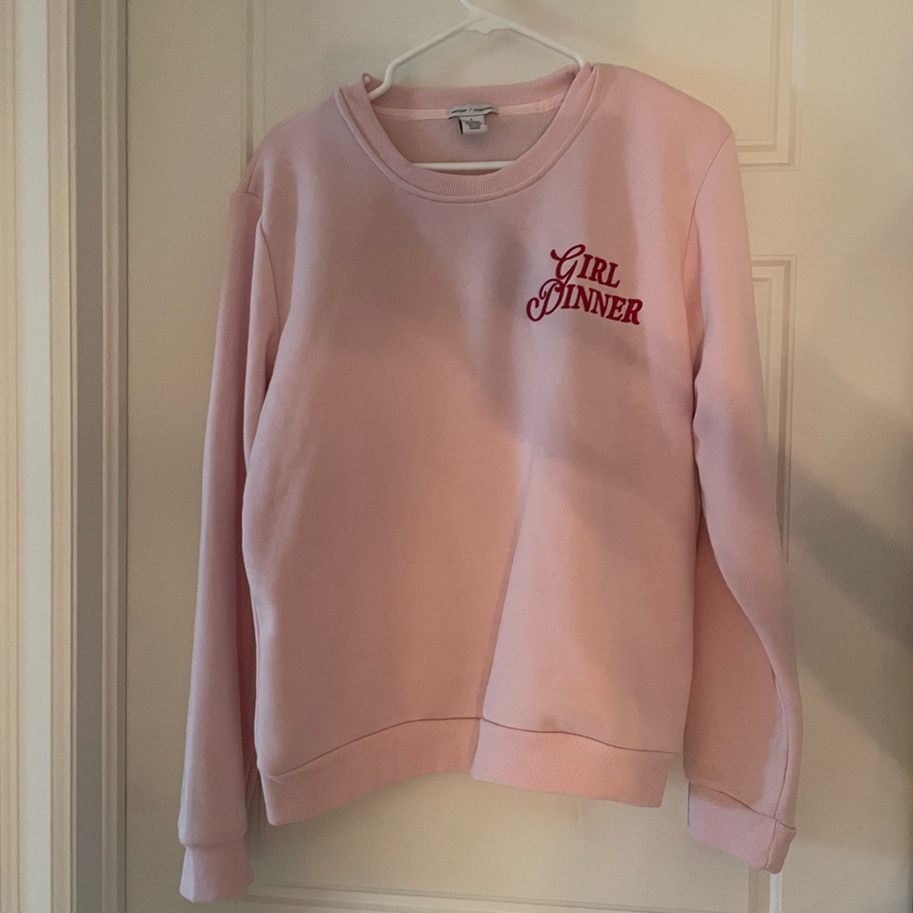 Girl Dinner Pink Sweater